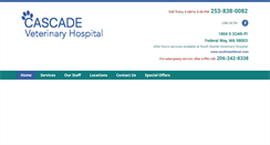 Desktop Screenshot of cascadeveterinaryhospital.com